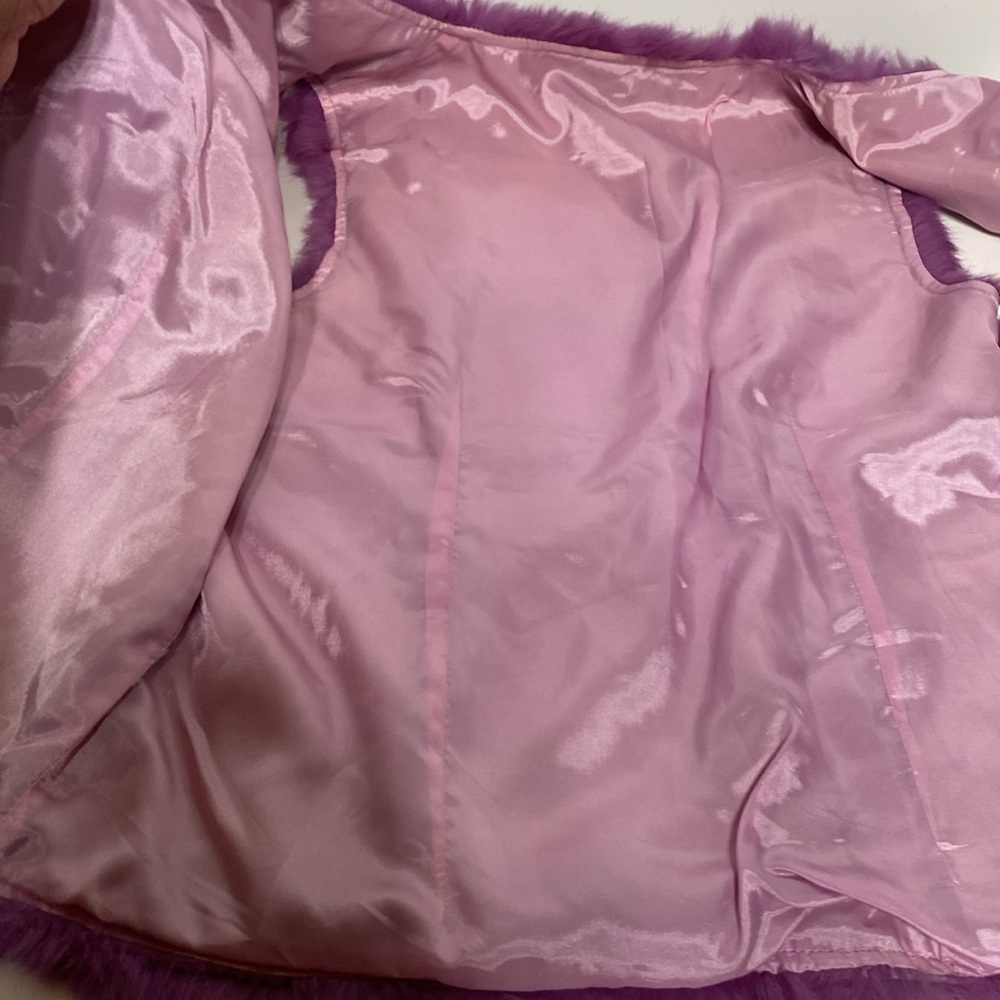 Purple Rabbit Fur Vest - Picture 11 of 11